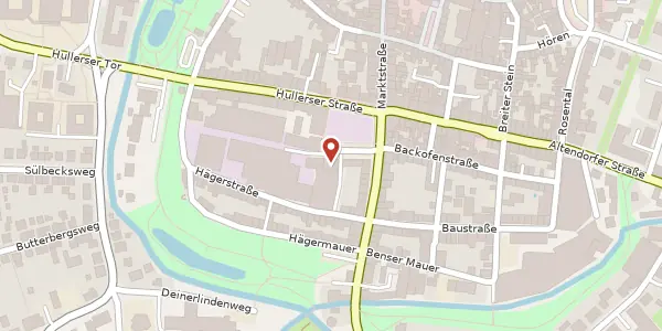 Karte der Umgebung von Papenstraße 1-3, 37574 Einbeck
