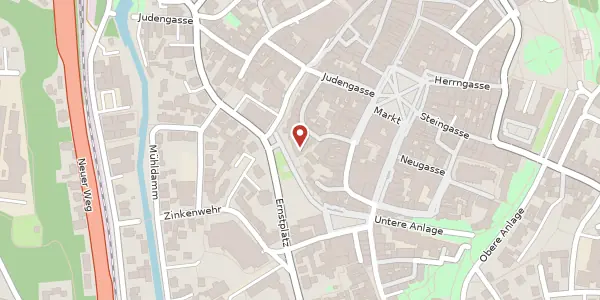 Karte der Umgebung von Ernstplatz 1, 96450 Coburg
