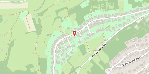 Karte der Umgebung von Burgholzweg 107, 72070 Tübingen