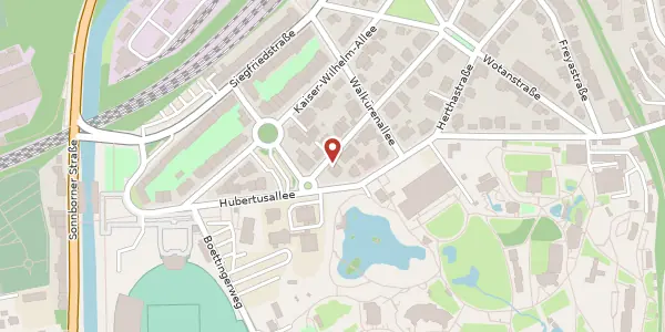 Karte der Umgebung von Jaegerstr. 2, 42117 Wuppertal