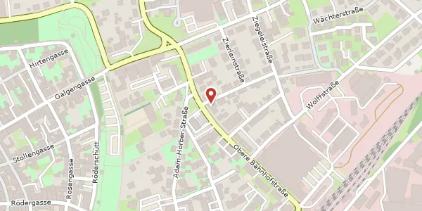Karte der Umgebung von Obere Bahnhofstraße 48, 91541 Rothenburg ob der Tauber