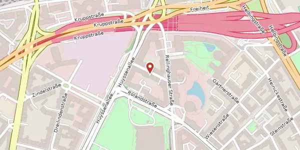 Karte der Umgebung von Juliusstr. 13, 45128 Essen