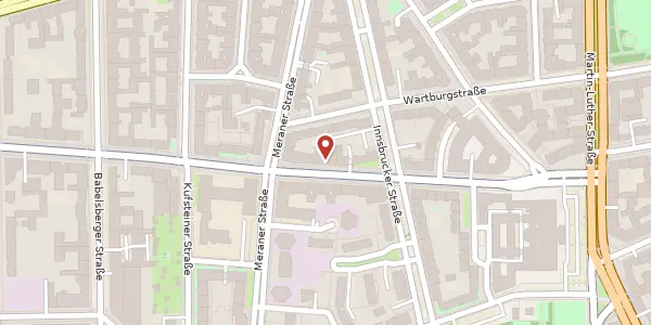 Karte der Umgebung von Badensche Straße 6, 10825 Berlin
