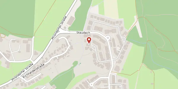 Karte der Umgebung von Elsa-Brändström-Straße 25, 72074 Tübingen