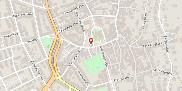Karte der Umgebung von Dossenheimer Landstraße 8, 69121 Heidelberg