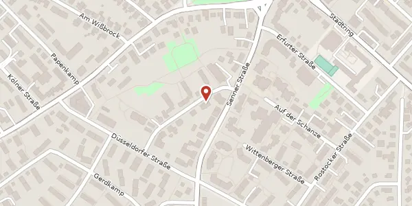 Karte der Umgebung von Winterberger Str. 9, 33647 Bielefeld