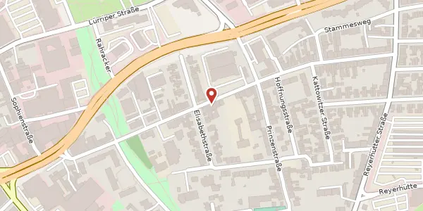 Karte der Umgebung von Pescher Str. 156, 41065 Mönchengladbach