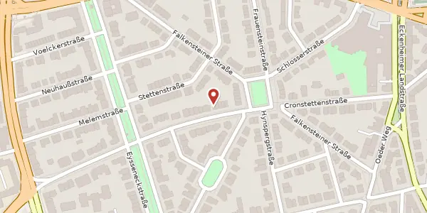 Karte der Umgebung von Cronstettenstraße 30, 60322 Frankfurt