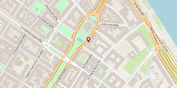 Karte der Umgebung von Kaiserstr. 60, 55116 Mainz