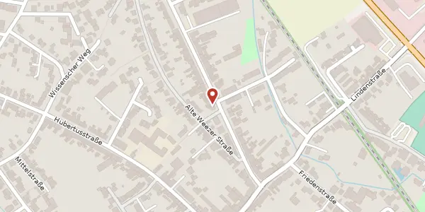 Karte der Umgebung von Weezer Str. 45, 47623 Kevelaer