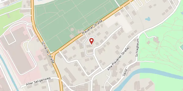 Karte der Umgebung von Thomasstr. 30, 95028 Hof