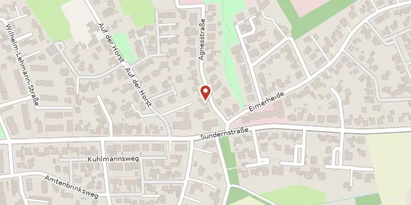 Karte der Umgebung von Agnesstr. 62, 33335 Gütersloh
