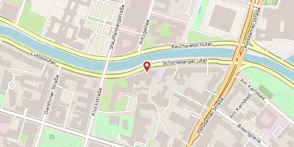 Karte der Umgebung von Schöneberger Ufer 71, 10785 Berlin