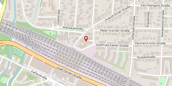Karte der Umgebung von August-Exter-Str. 4, 81245 München