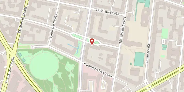 Karte der Umgebung von Wittelsbacherstraße 33, 10707 Berlin