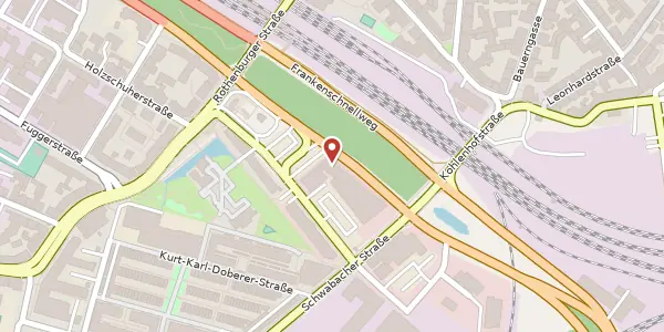 Karte der Umgebung von Am Leonhardspark 3, 90439 Nürnberg