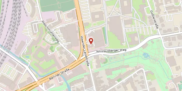 Karte der Umgebung von Weender Landstraße 6-10, 37073 Göttingen