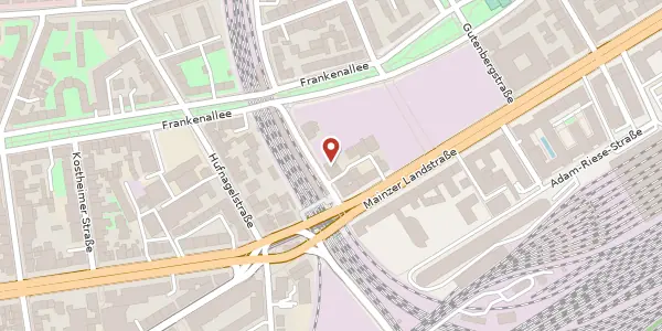 Karte der Umgebung von Günderrodestr. 4, 60327 Frankfurt