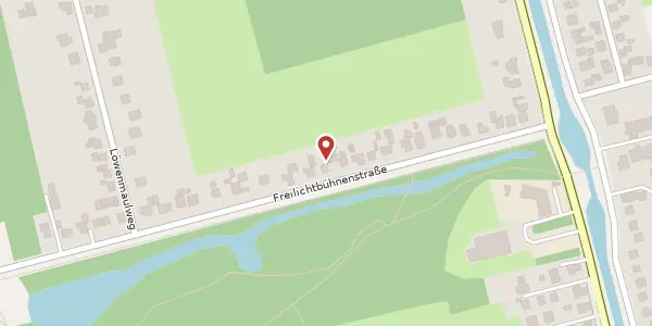 Karte der Umgebung von Freilichtbühnenstr. 24, 26639 Wiesmoor