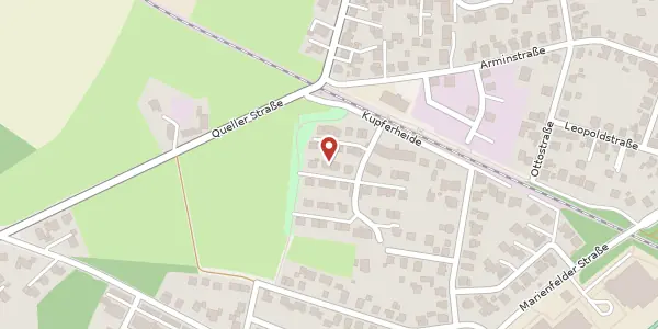 Karte der Umgebung von Auf dem Hellweg 18, 33649 Bielefeld