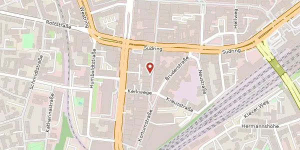 Karte der Umgebung von Kortumstr. 31, 44787 Bochum