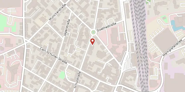 Karte der Umgebung von Karl-Marx-Str. 12, 95444 Bayreuth