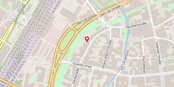 Karte der Umgebung von Untere-Masch-Straße 22, 37073 Göttingen