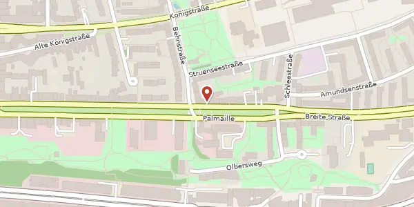 Karte der Umgebung von Palmaille 54, 22767 Hamburg