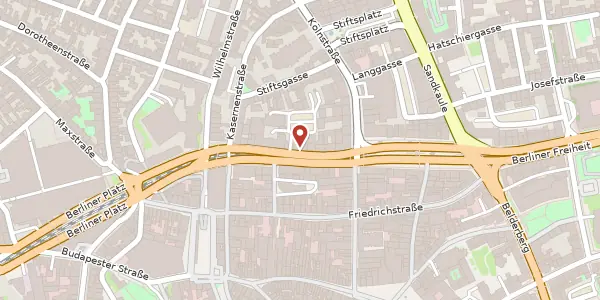 Karte der Umgebung von Oxfordstraße 10, 53111 Bonn