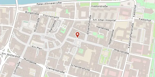 Karte der Umgebung von Firmungstraße 38, 56068 Koblenz