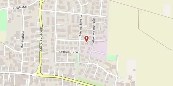 Karte der Umgebung von Almrauschstr. 14, 82216 Maisach