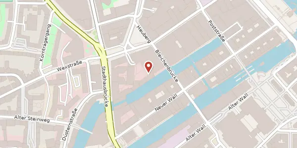 Karte der Umgebung von Bleichenbrücke 9, 20354 Hamburg