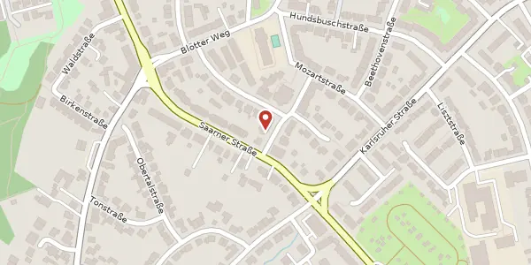 Karte der Umgebung von Schubertstr. 10, 45478 Mülheim an der Ruhr
