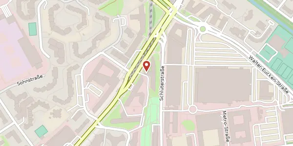 Karte der Umgebung von Grafenberger Allee 297, 40237 Düsseldorf