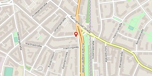 Karte der Umgebung von Richard-Wagner-Str. 72, 45128 Essen