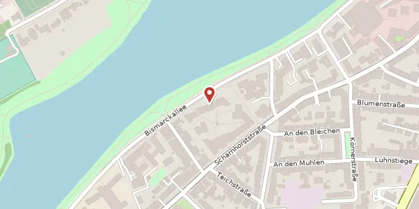 Karte der Umgebung von Bismarckallee 35, 48151 Münster