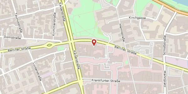 Karte der Umgebung von Berliner Str. 116, 63065 Offenbach