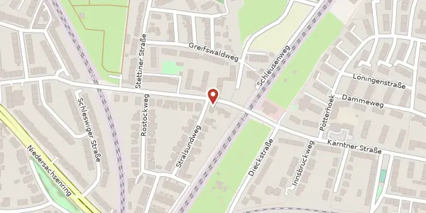Karte der Umgebung von Mecklenburger Str. 35, 48147 Münster