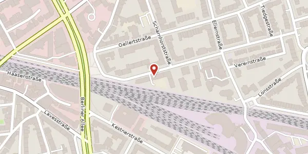 Karte der Umgebung von Leisewitzstraße 43, 30175 Hannover
