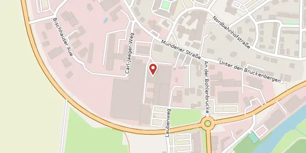 Karte der Umgebung von Mündener Straße 15 a, 37213 Witzenhausen