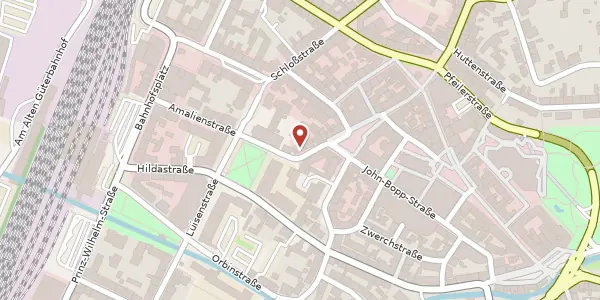Karte der Umgebung von Martin-Luther-Straße 10, 76646 Bruchsal