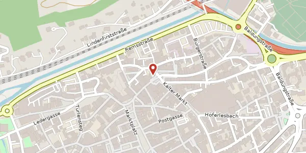 Karte der Umgebung von Kappelgasse 13, 73525 Schwäbisch Gmünd