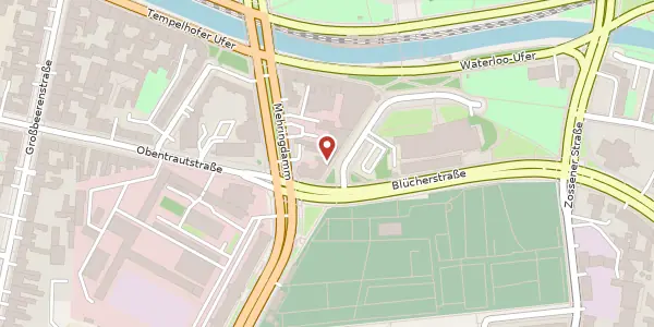Karte der Umgebung von Eva-Mamlok-Platz 2, 10961 Berlin