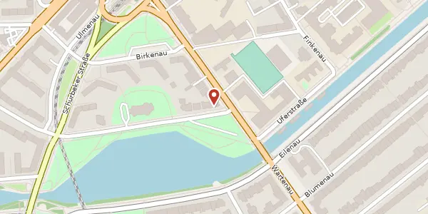 Karte der Umgebung von Immenhof 2, 22087 Hamburg