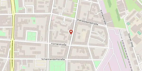 Karte der Umgebung von Arthur-Hoffmann-Straße 60, 04107 Leipzig