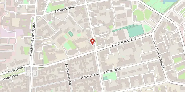 Karte der Umgebung von Hebbelstr. 41, 14469 Potsdam