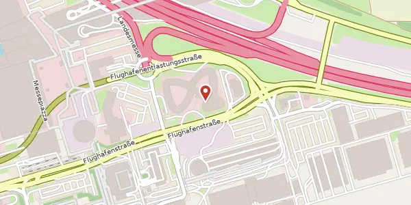 Karte der Umgebung von Flughafenstraße 61, 70629 Stuttgart