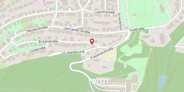 Karte der Umgebung von Birkenstr. 1, 58644 Iserlohn