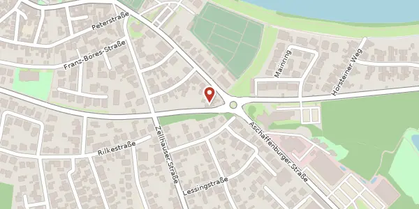 Karte der Umgebung von Würzburger Str. 40, 63500 Seligenstadt