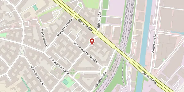 Karte der Umgebung von Braunschweiger Straße 3, 12055 Berlin